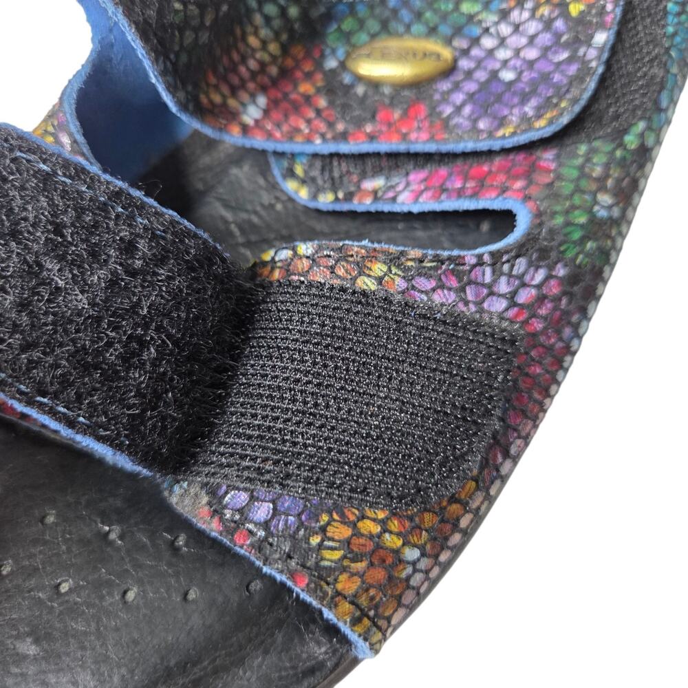 Flexus Spring Step Leather Multi-Colored Snakeski… - image 8